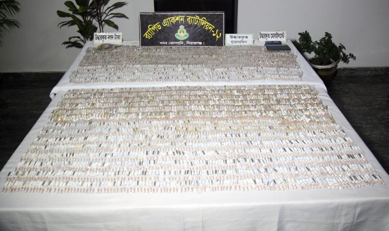 সিরাজগঞ্জে ৩,৪৭০ পিস নেশাজাতীয় বুপ্রেনরফিন ইনজেকশনসহ ২ মাদক ব্যবসায়ী গ্রেফতার