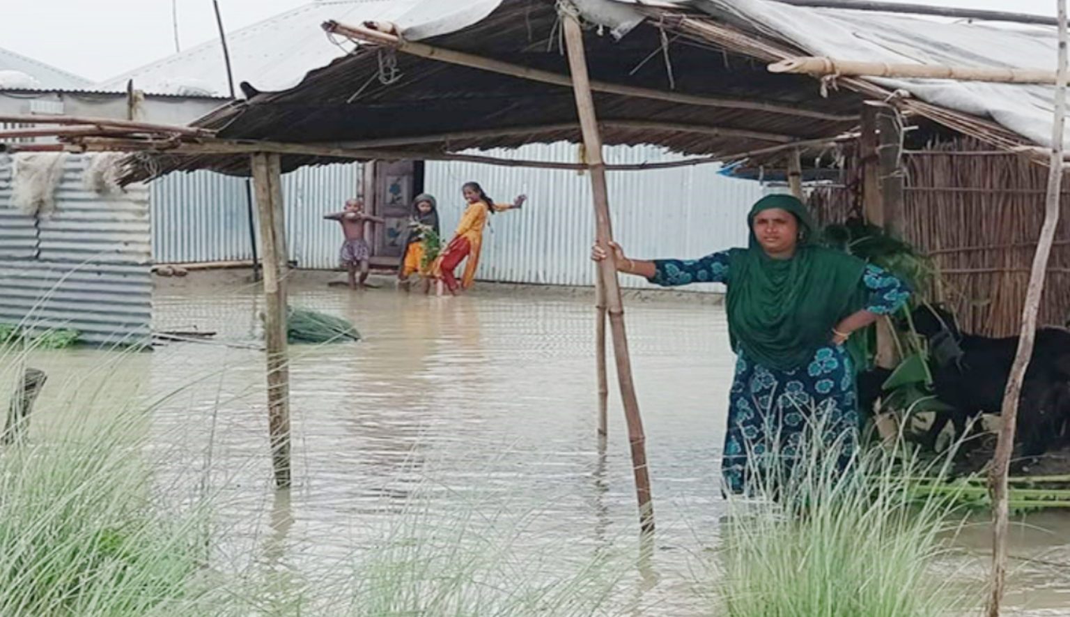 যমুনার পানি বিপৎসীমার ৫৮ সে.মি ওপরে, পানিবন্দি ৫ হাজার মানুষ, ৪০০ হেক্টর ফসলি জমি প্লাবিত